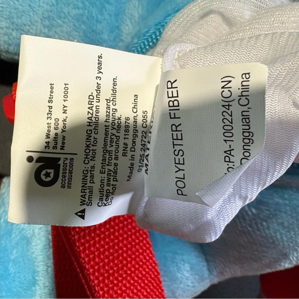 Nintendo Super Mario Plush 2025 back pack.
